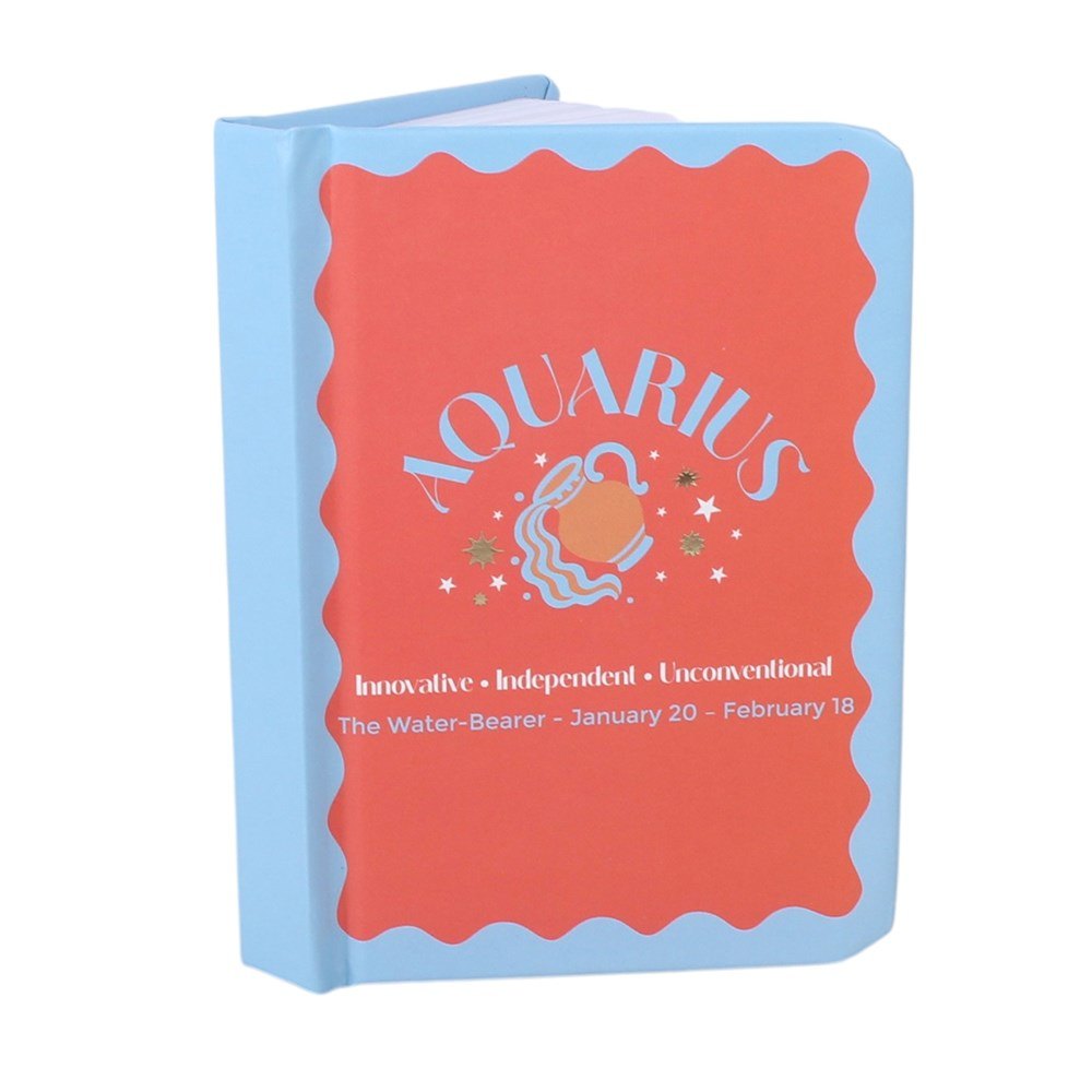 Zodiac Zest Aquarius Gift Set – Bookmark, Keyring, Notebook & Pouch4
