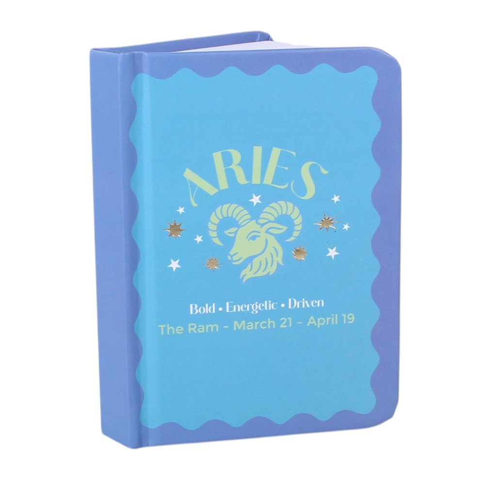 Zodiac Zest Aries Gift Set – Bookmark, Keyring, Notebook & Pouch4