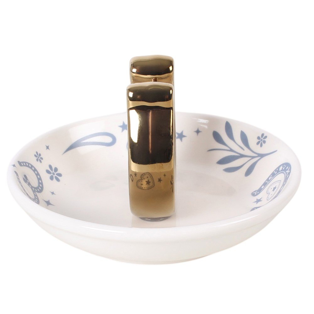 Lucky Horseshoe Ceramic Trinket Dish1