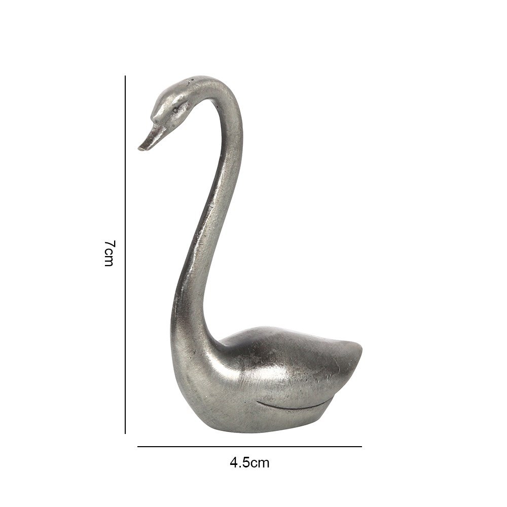 Elegant Swan Iron Ring Holder2