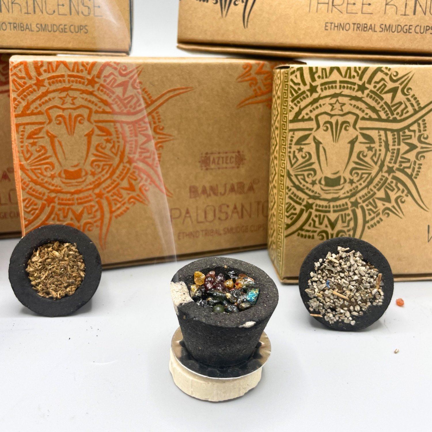 Banjara Mayan Myrrh Resin Cups – Pack of 61