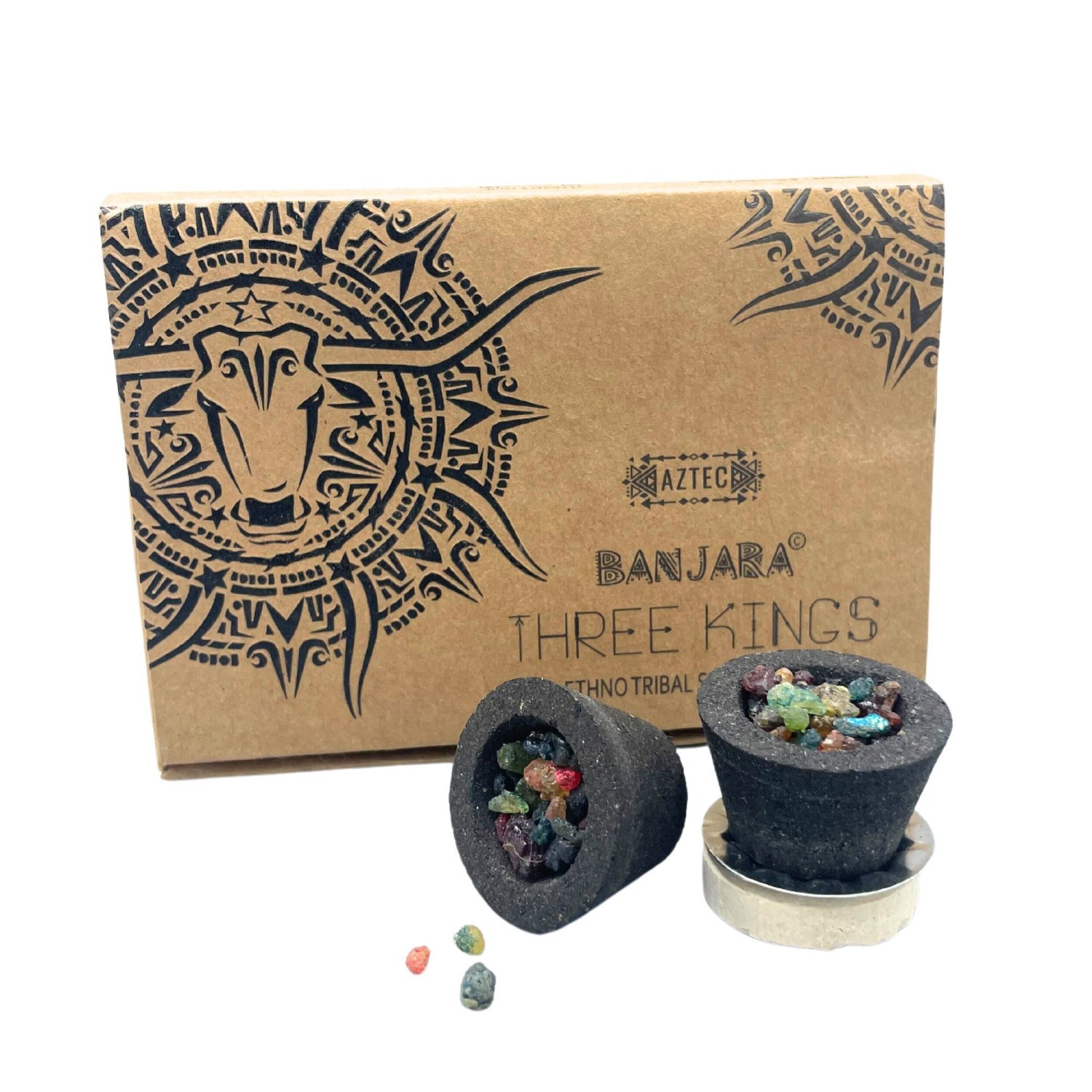 Banjara Three Kings Resin Cups – Pack of 6