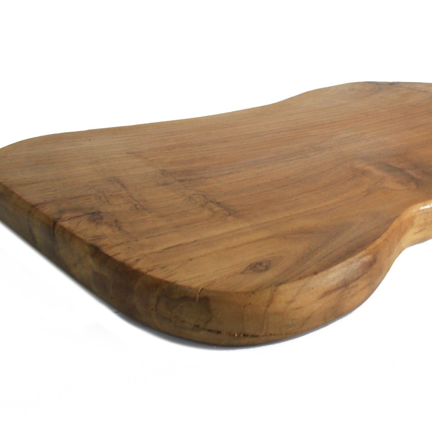 Hand-Carved Teak Chopping Board – 40cm1