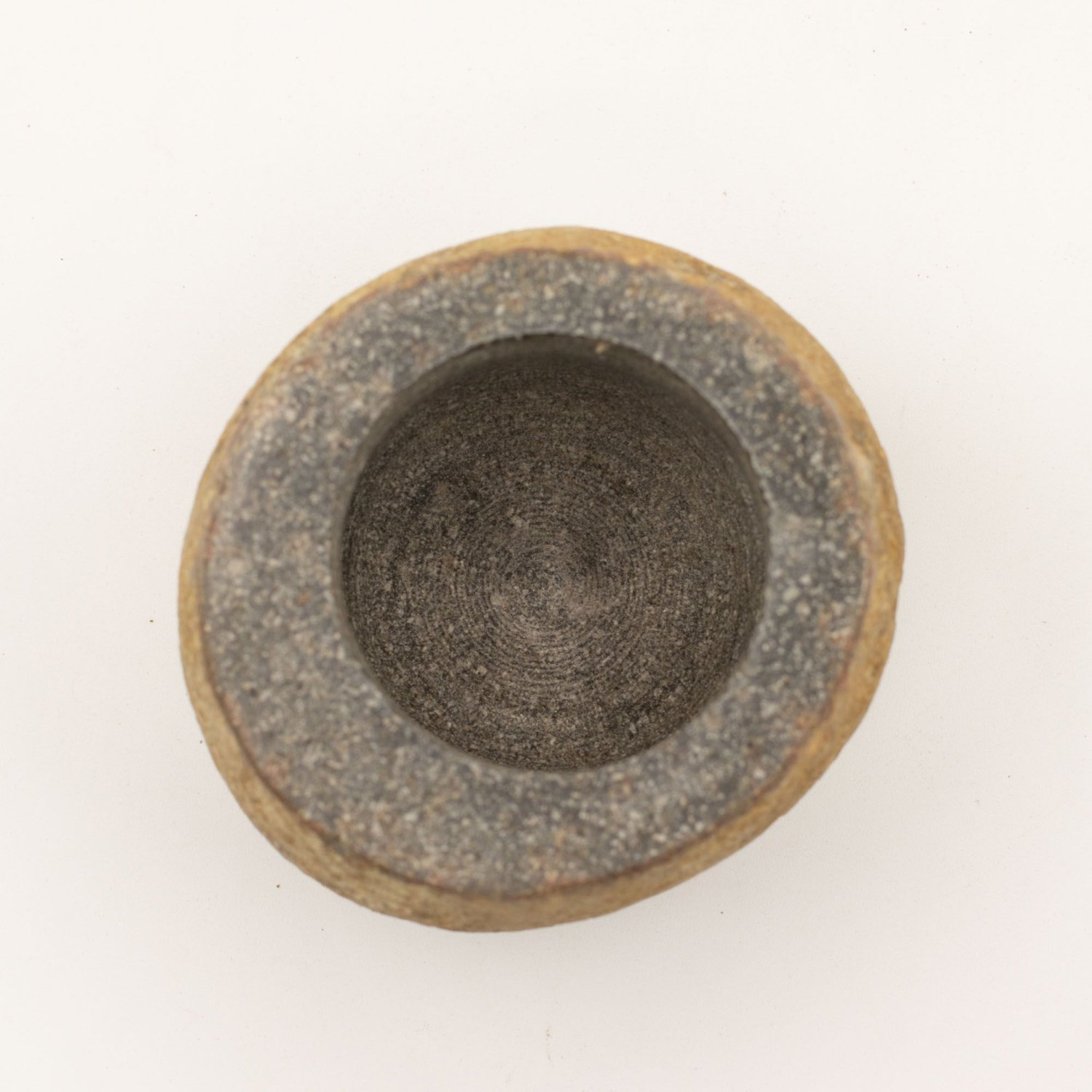 Small Natural Riverstone Decorative Pestle & Mortar – Approx. 9 x 7cm2