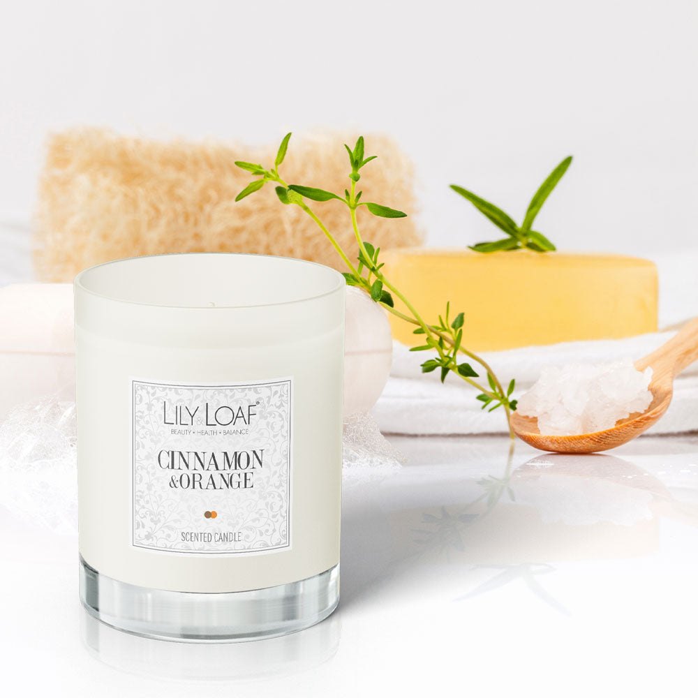 Lily & Loaf Cinnamon & Orange Soy Wax Candle1