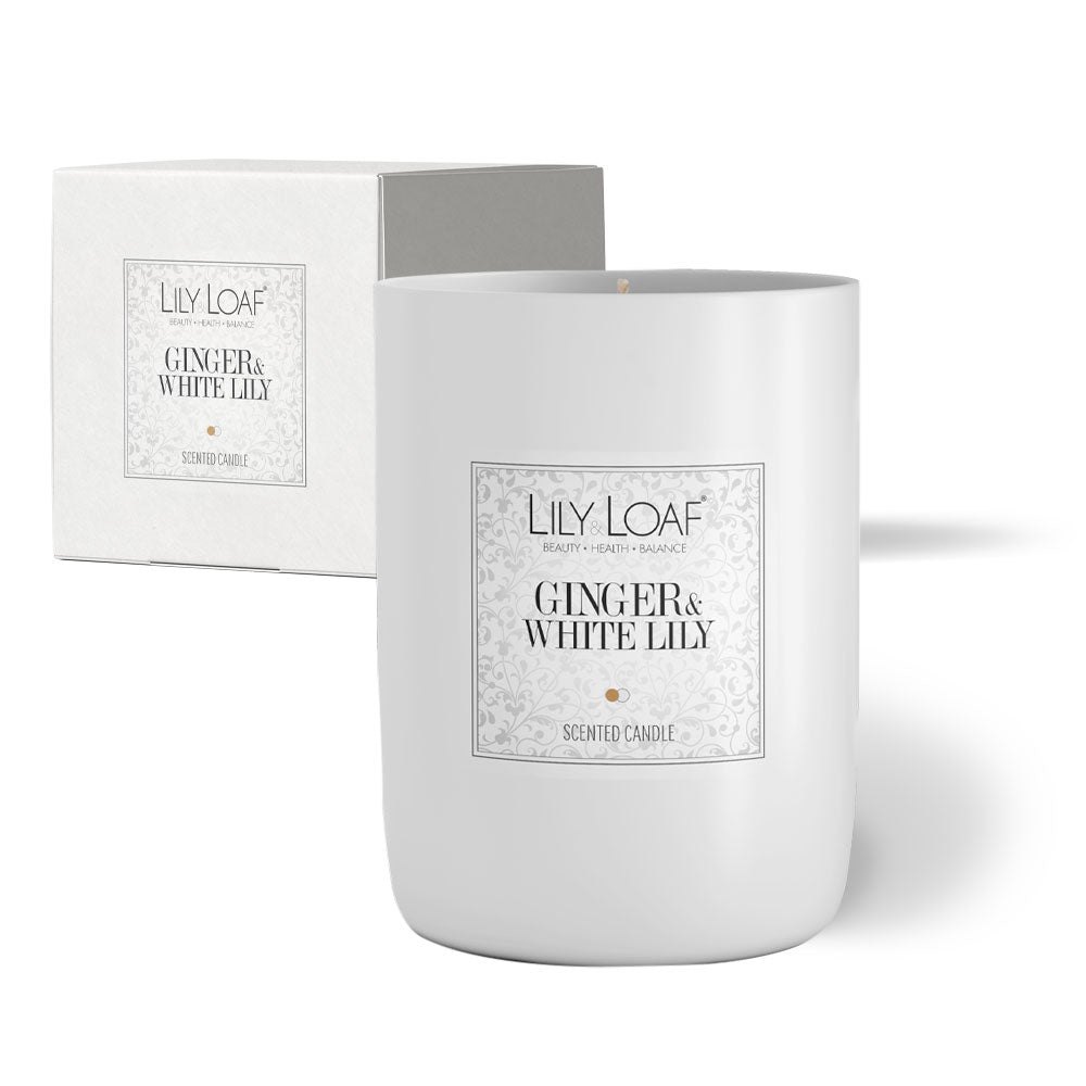 Lily & Loaf Ginger & White Lily Soy Wax Candle1