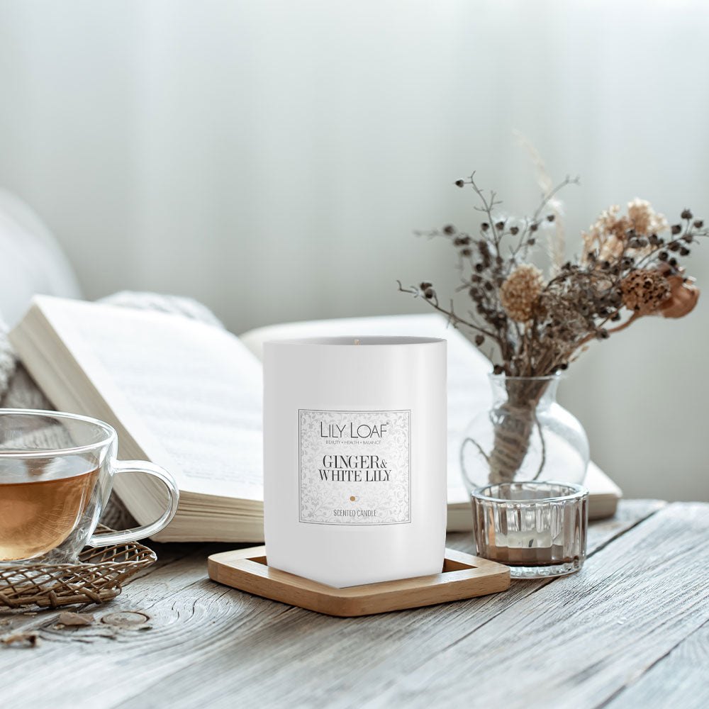 Lily & Loaf Ginger & White Lily Soy Wax Candle2