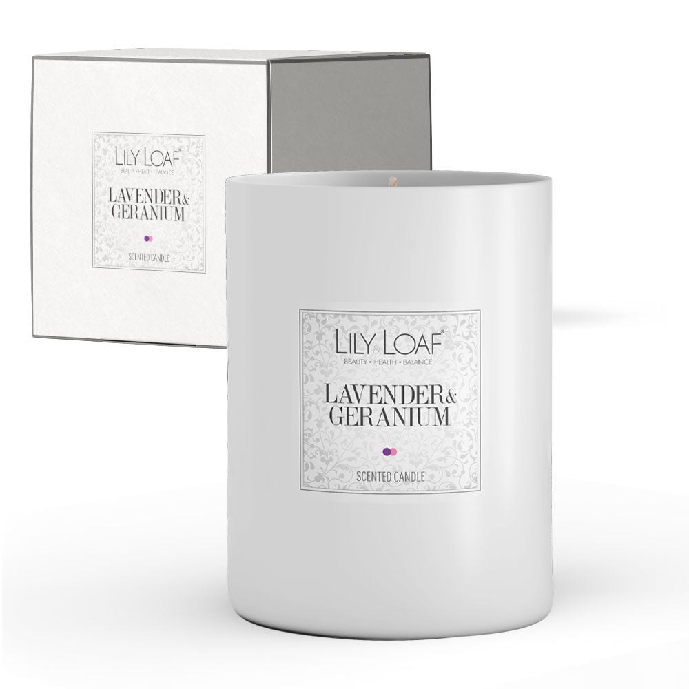 Lily & Loaf Lavender & Geranium Soy Wax Candle2