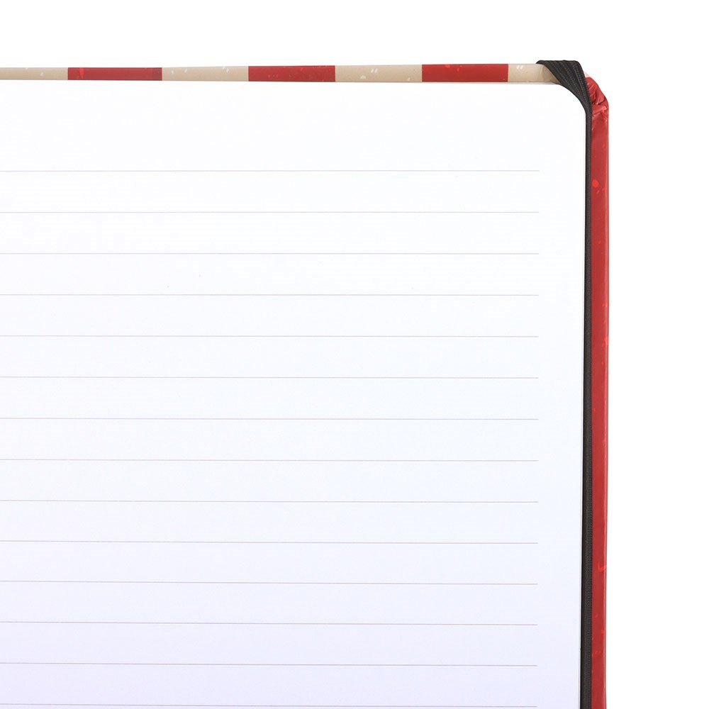 Red Circus Stripe A5 Lined Notebook2