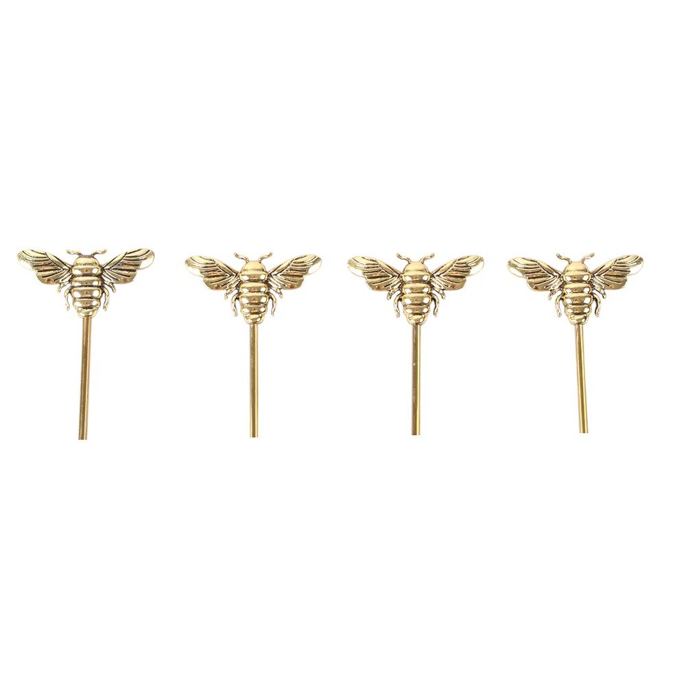 Honey Bee Gold Teaspoons – Set of 43