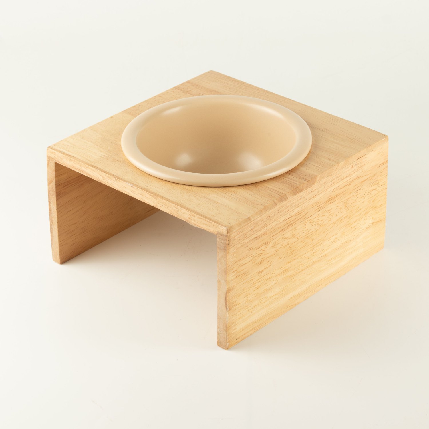 PAW 14cm Ceramic Pet Bowl with Wooden Stand