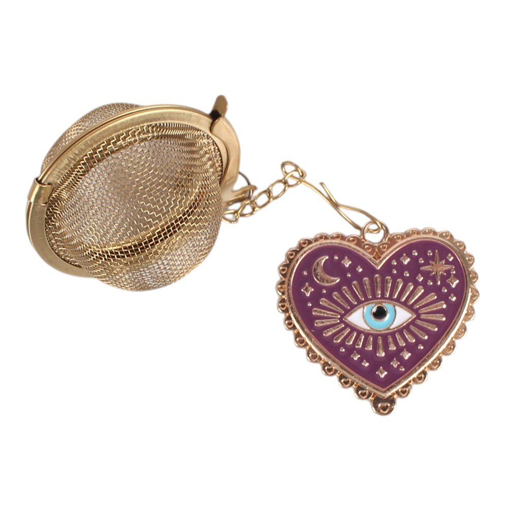 Sacred Sight Heart Print Mug & Tea Infuser Set – 500ml2