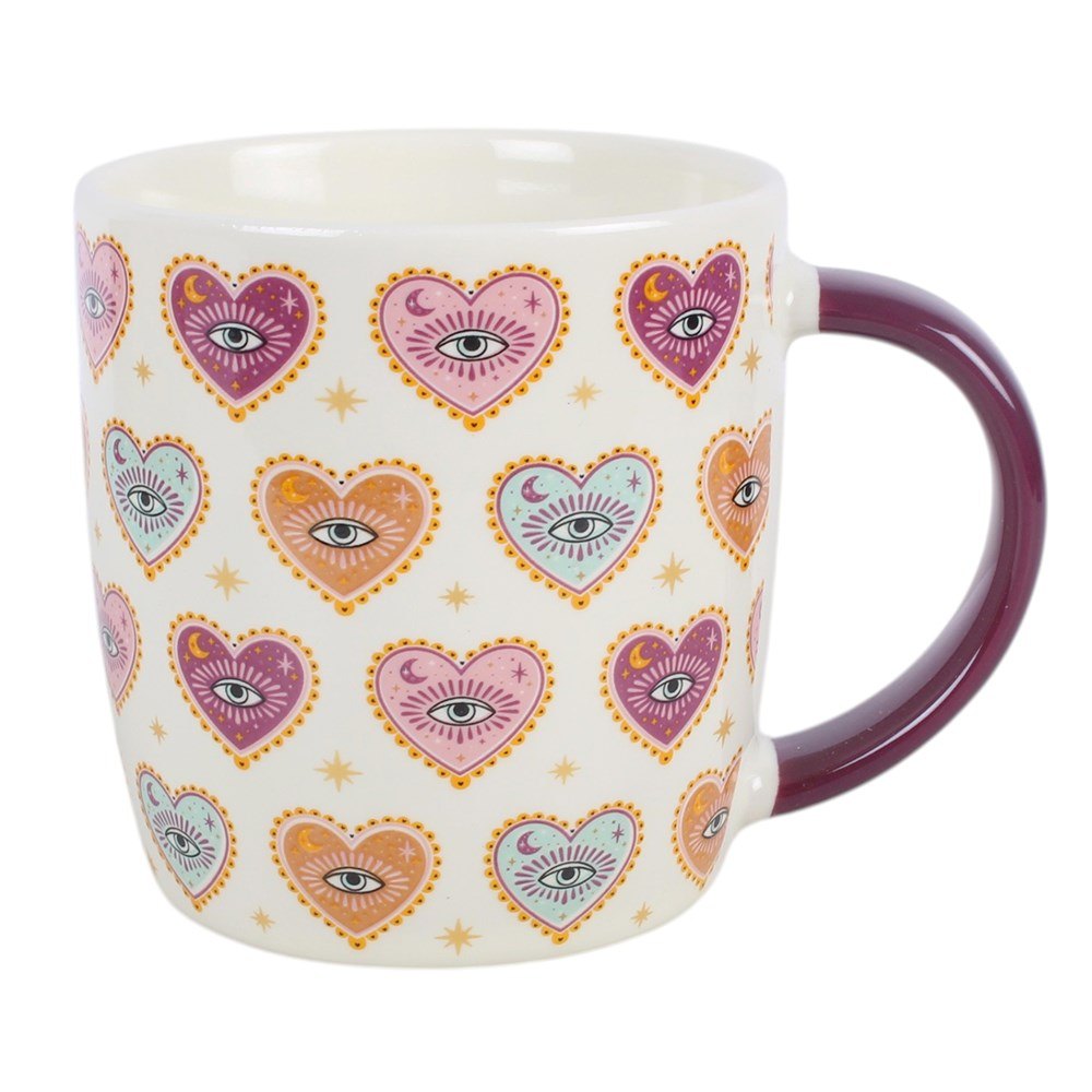Sacred Sight Heart Print Mug & Tea Infuser Set – 500ml4