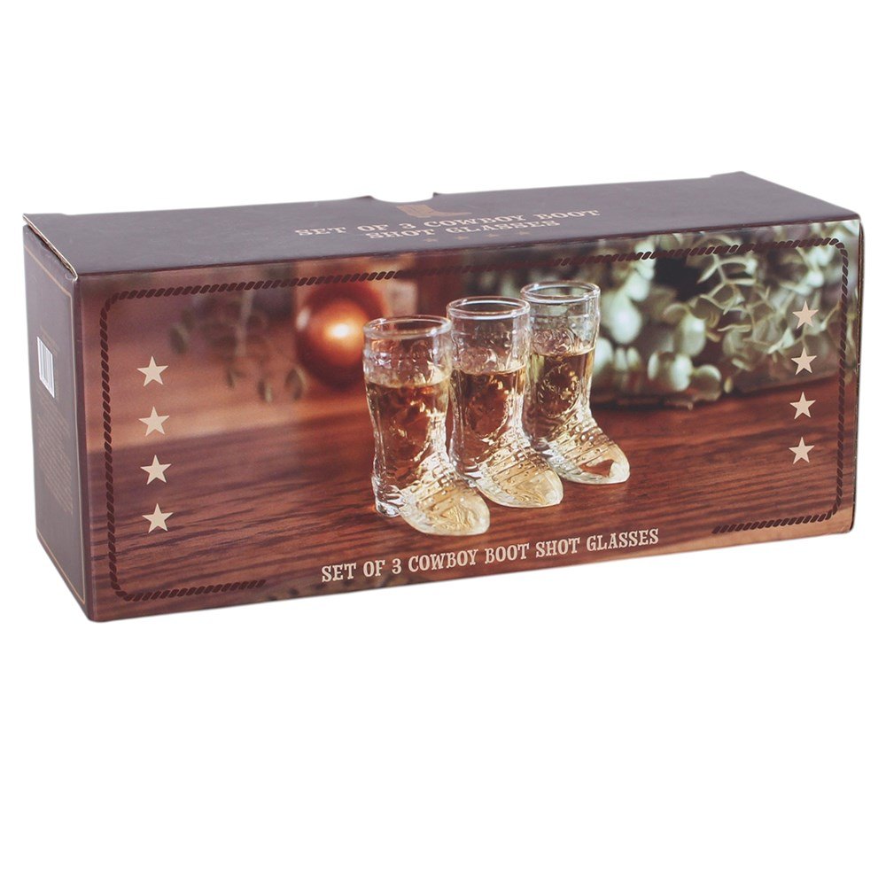 Cowboy Boot Shot Glasses – Set of 33