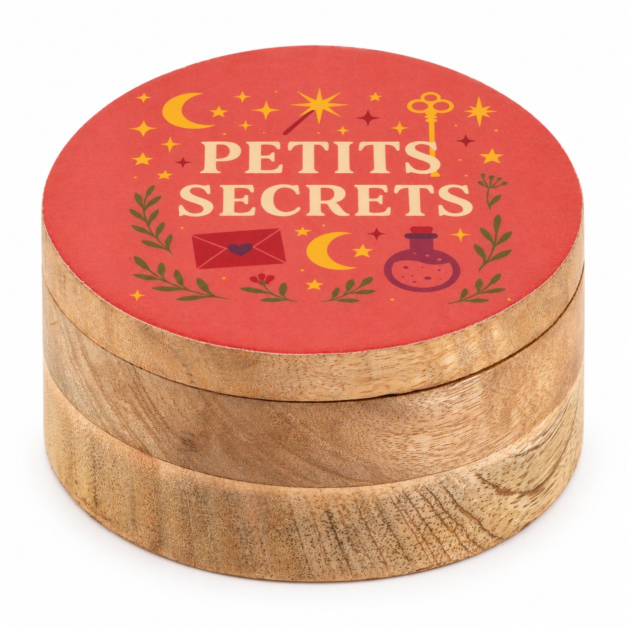 Petite Secrets Round Enamelled Trinket Box