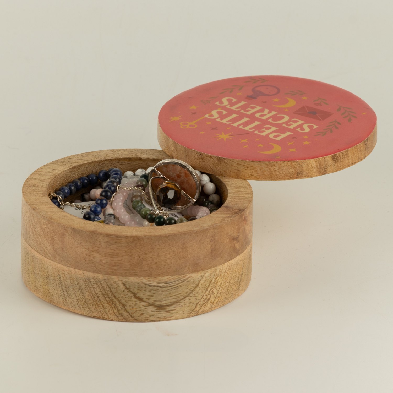 Petite Secrets Round Enamelled Trinket Box1