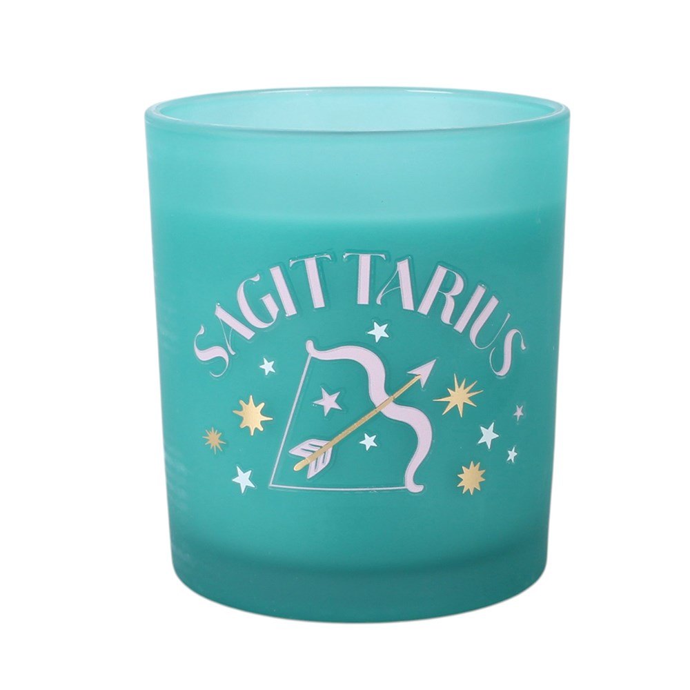 Zodiac Zest Sagittarius Raspberry Milk Scented Candle1