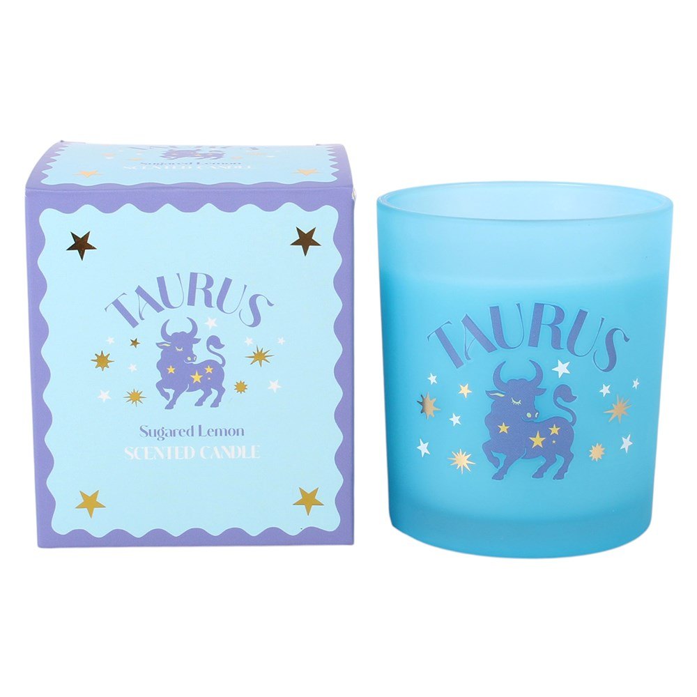 Zodiac Zest Taurus Sugared Lemon Scented Candle