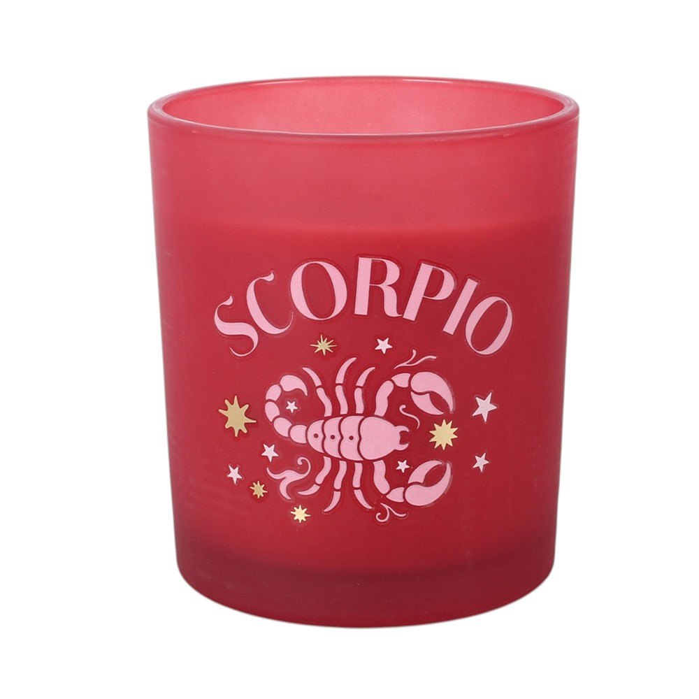 Zodiac Zest Scorpio Candy Apple Scented Candle1