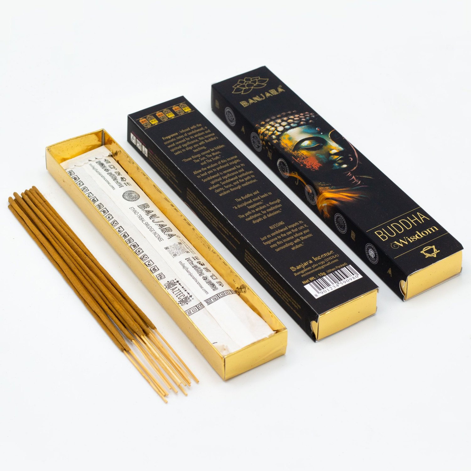 Banjara Buddha Incense Gift Set – 6 Assorted Fragrances2