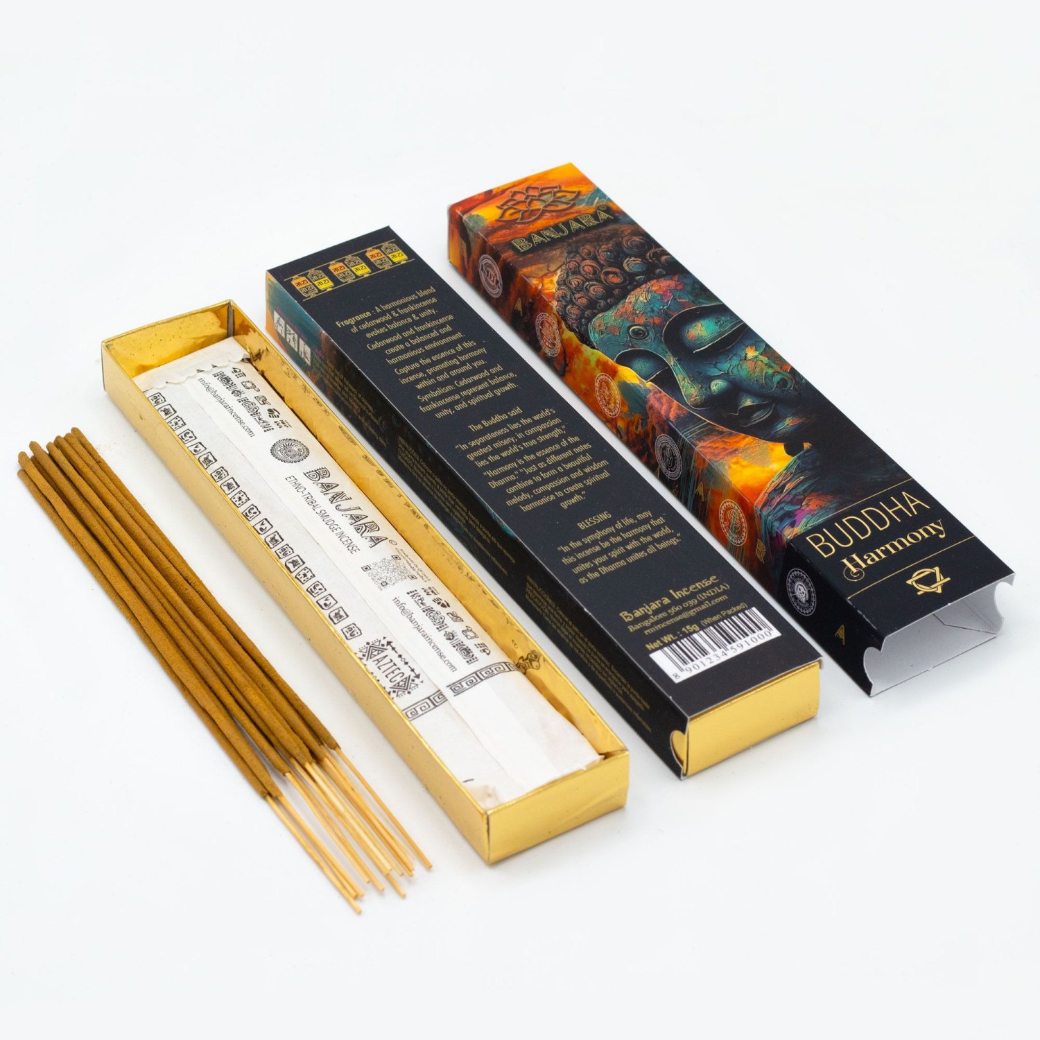 Banjara Buddha Incense Gift Set – 6 Assorted Fragrances4