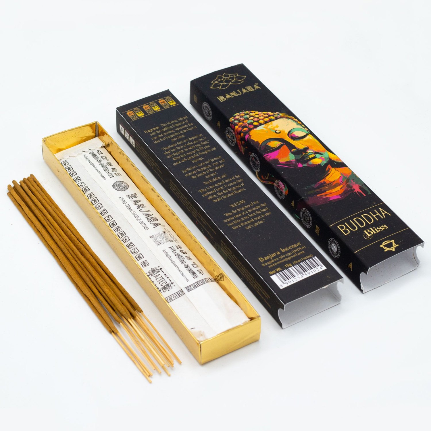 Banjara Buddha Incense Gift Set – 6 Assorted Fragrances5