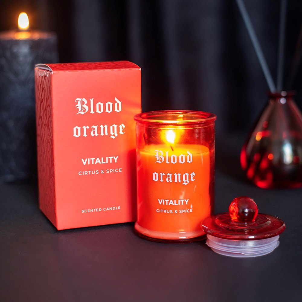 Blood Orange Citrus & Spice Scented Candle – Vitality4