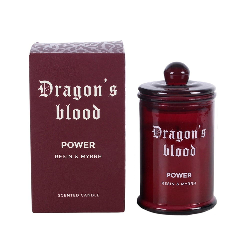 Dragon's Blood Resin & Myrrh Scented Candle – Power