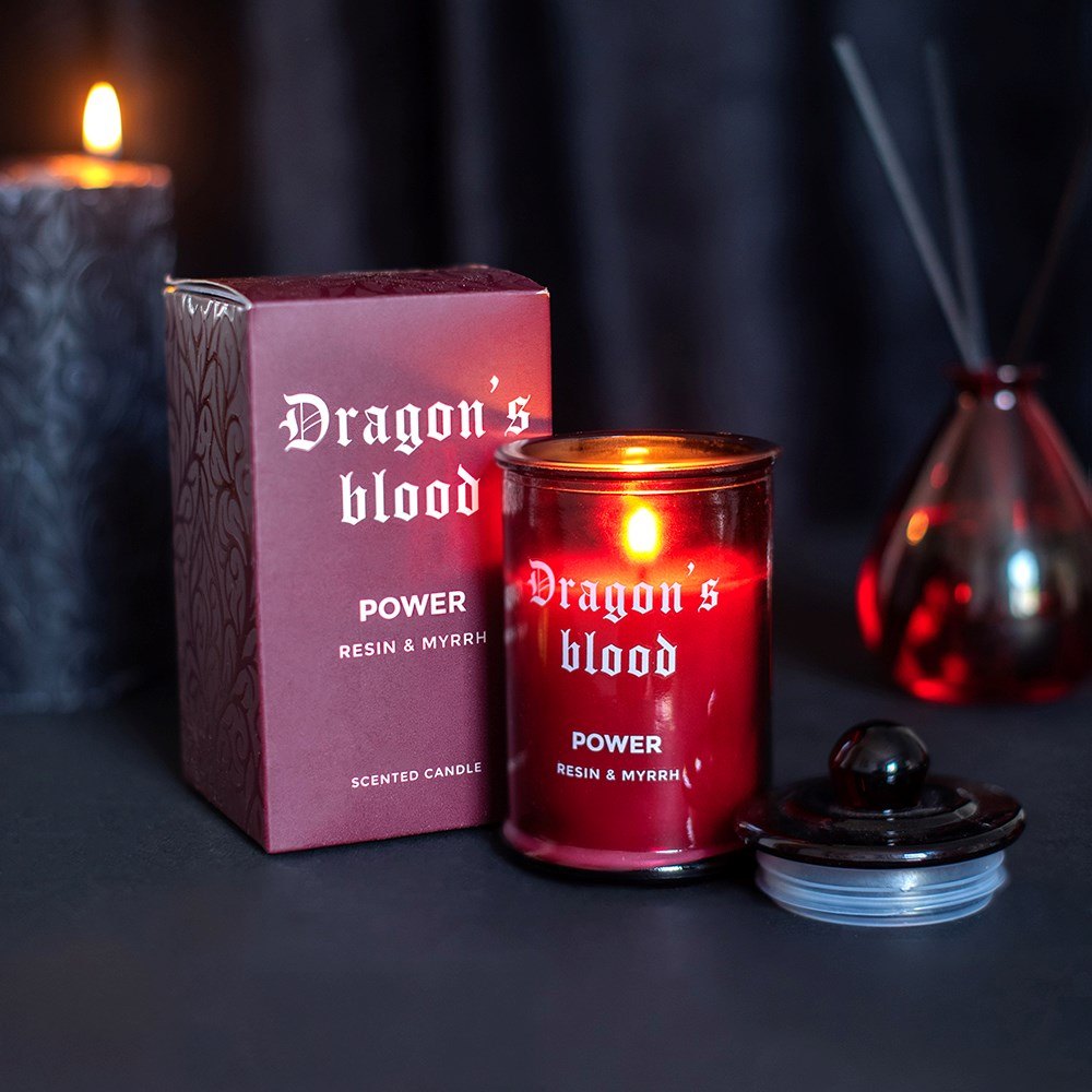 Dragon's Blood Resin & Myrrh Scented Candle – Power2