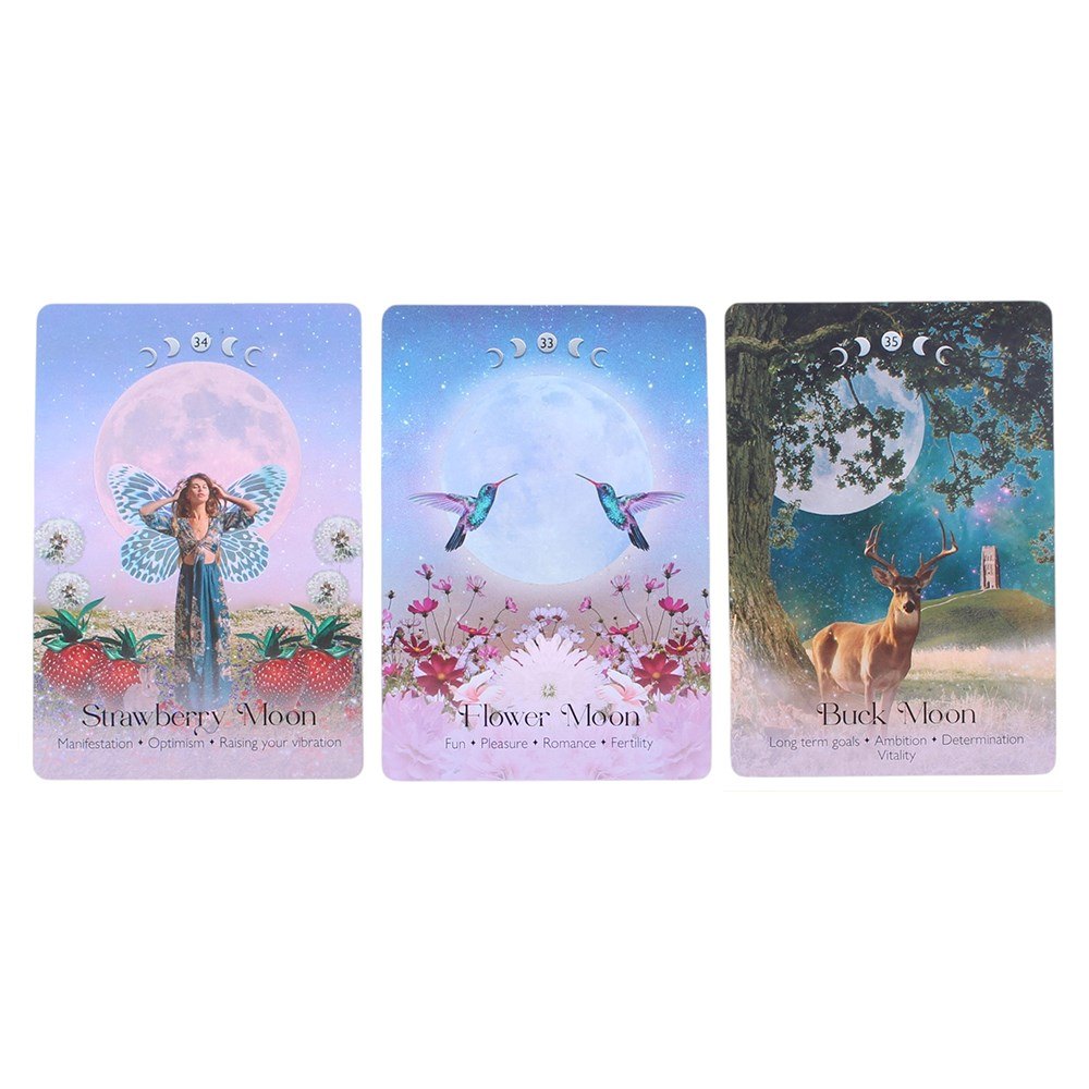 Lunar Magic Oracle Cards by Alice Kendall – 40 Card Deck2