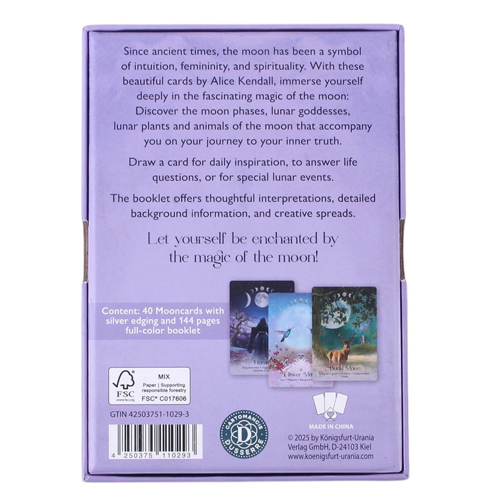 Lunar Magic Oracle Cards by Alice Kendall – 40 Card Deck3