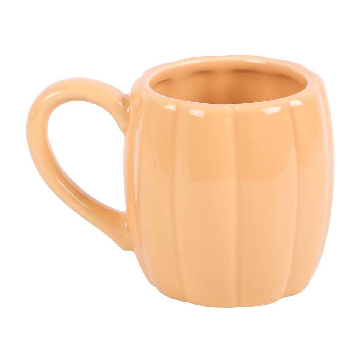 Jack-o'-Lantern Pumpkin-Shaped Ceramic Mug (380ml)2