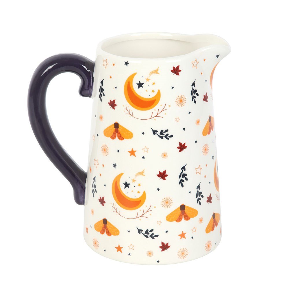 Autumn Magic Harvest Moon Ceramic Flower Jug