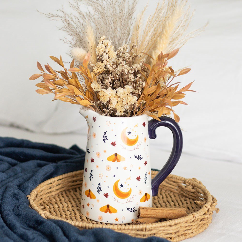 Autumn Magic Harvest Moon Ceramic Flower Jug3