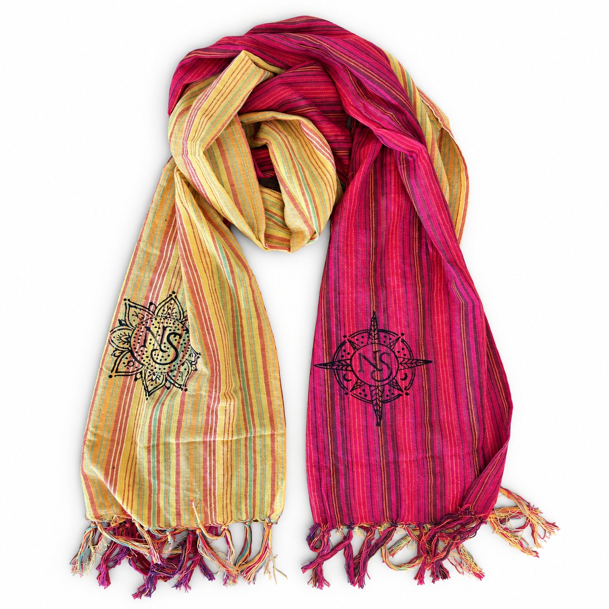 Nomad Sari Kathmandu Farewell Travel Blessing Scarf – 170 x 50cm