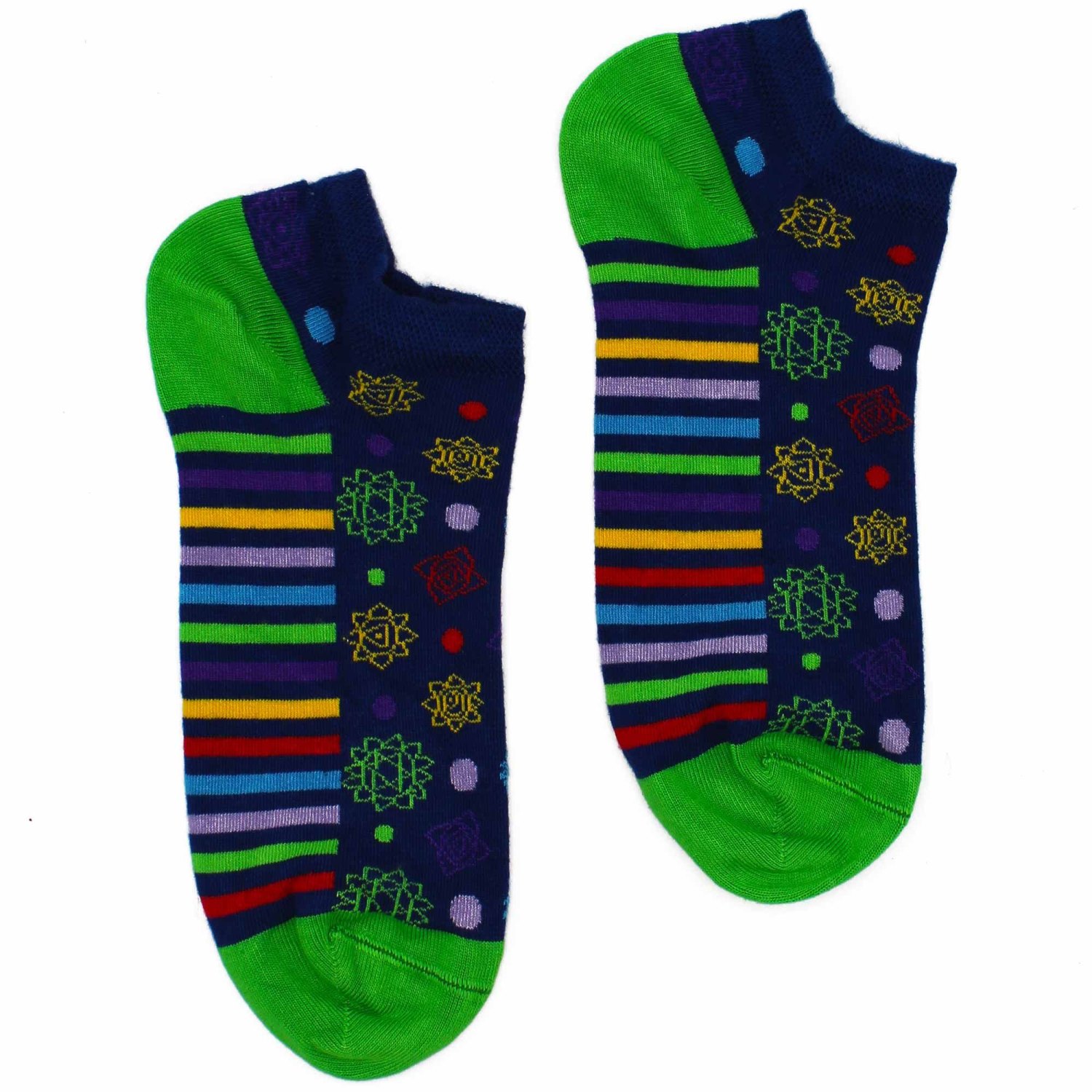 Hop Hare 7 Chakra Bamboo Low-Cut Socks – UK 3.5–6.52