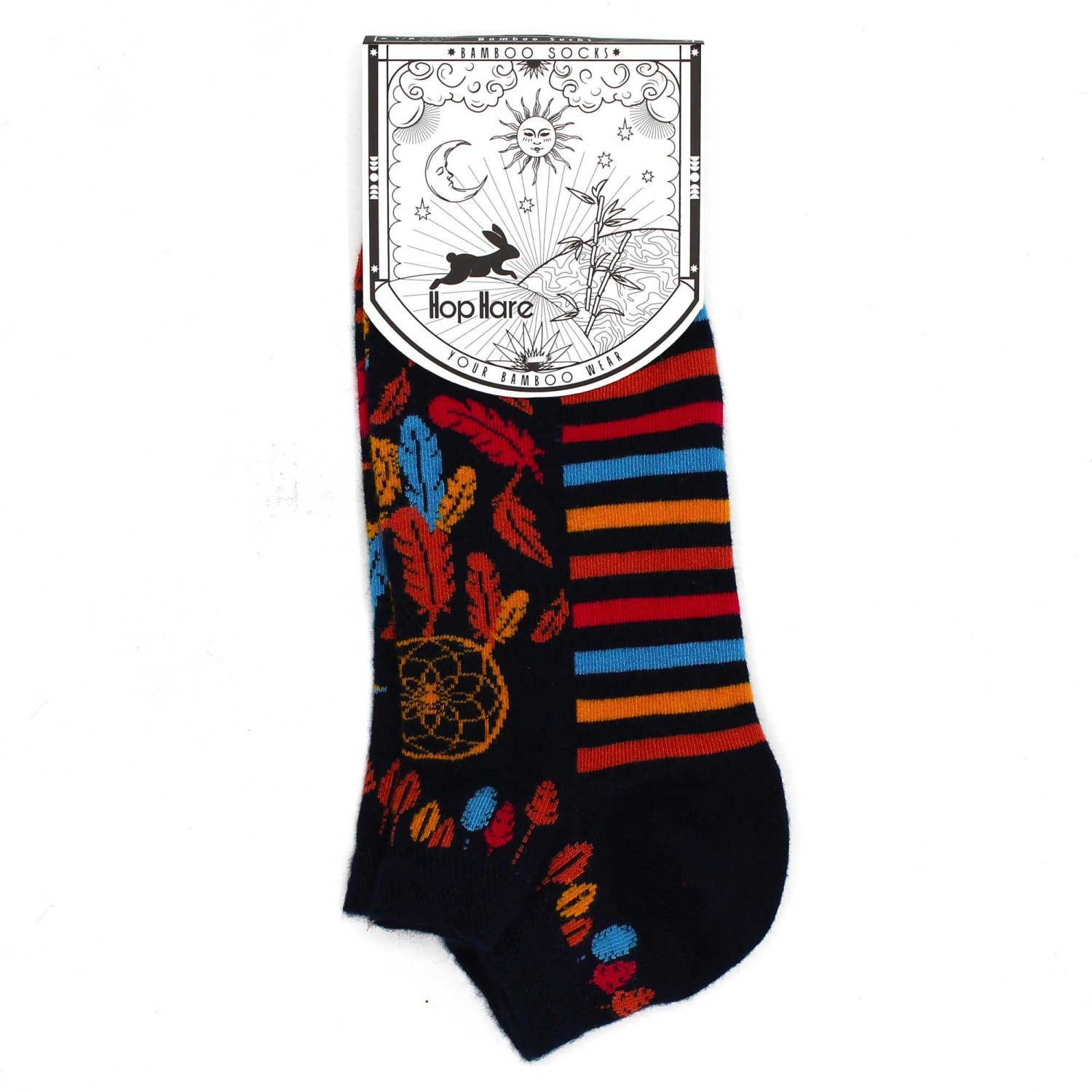 Hop Hare Dreamcatcher Bamboo Low-Cut Socks – UK 3.5–6.51