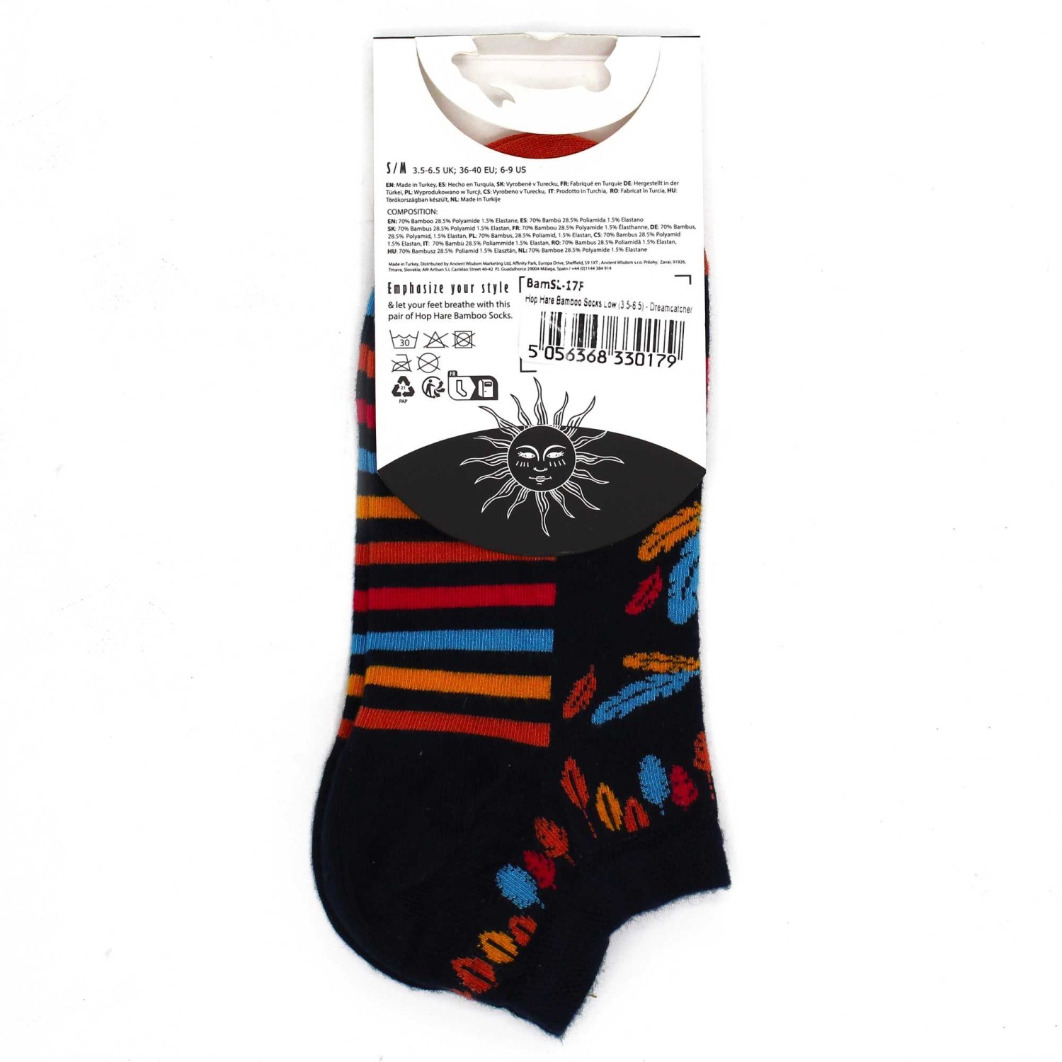 Hop Hare Dreamcatcher Bamboo Low-Cut Socks – UK 3.5–6.53