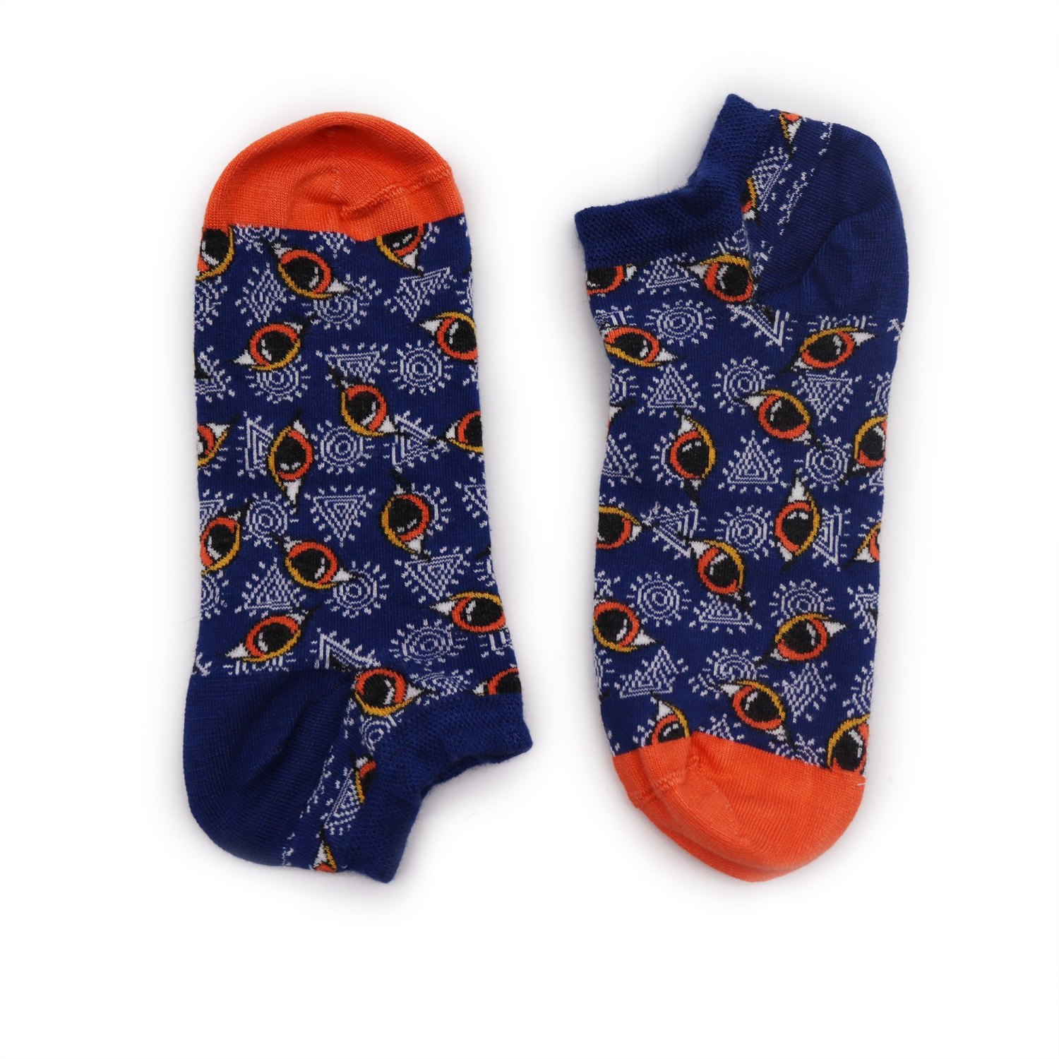 Hop Hare Egyptian Pyramids Bamboo Low-Cut Socks – UK 3.5–6.5