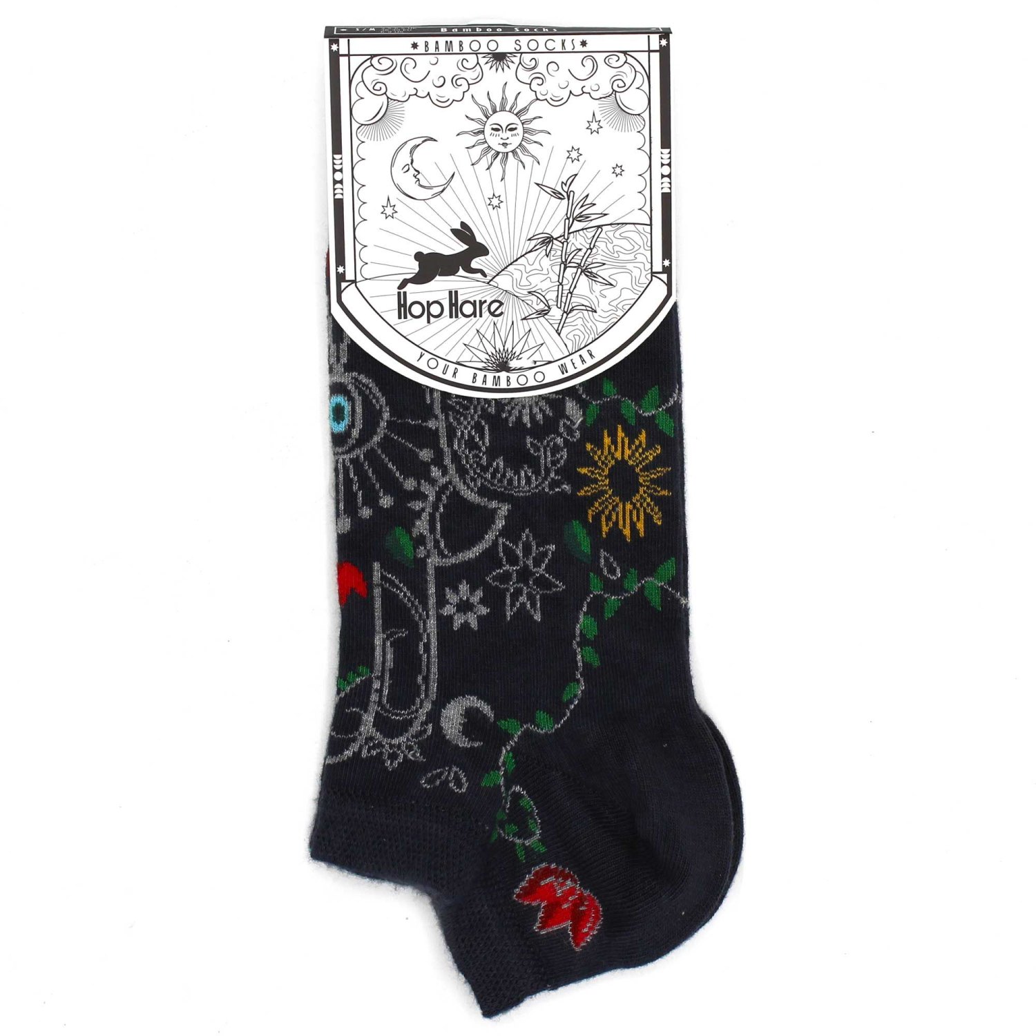Hop Hare Hamsa Bamboo Low-Cut Socks – UK 3.5–6.51