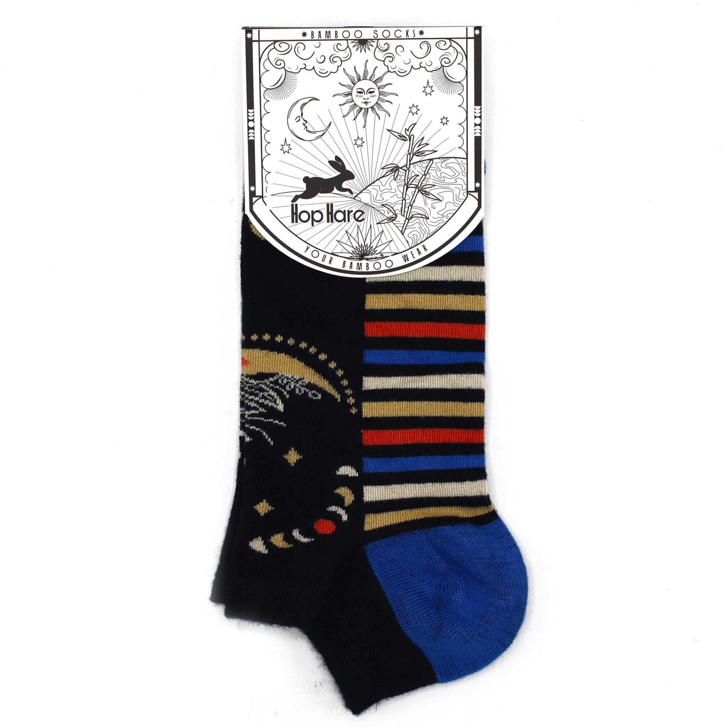 Hop Hare Lunar Phases Bamboo Low-Cut Socks – UK 3.5–6.51
