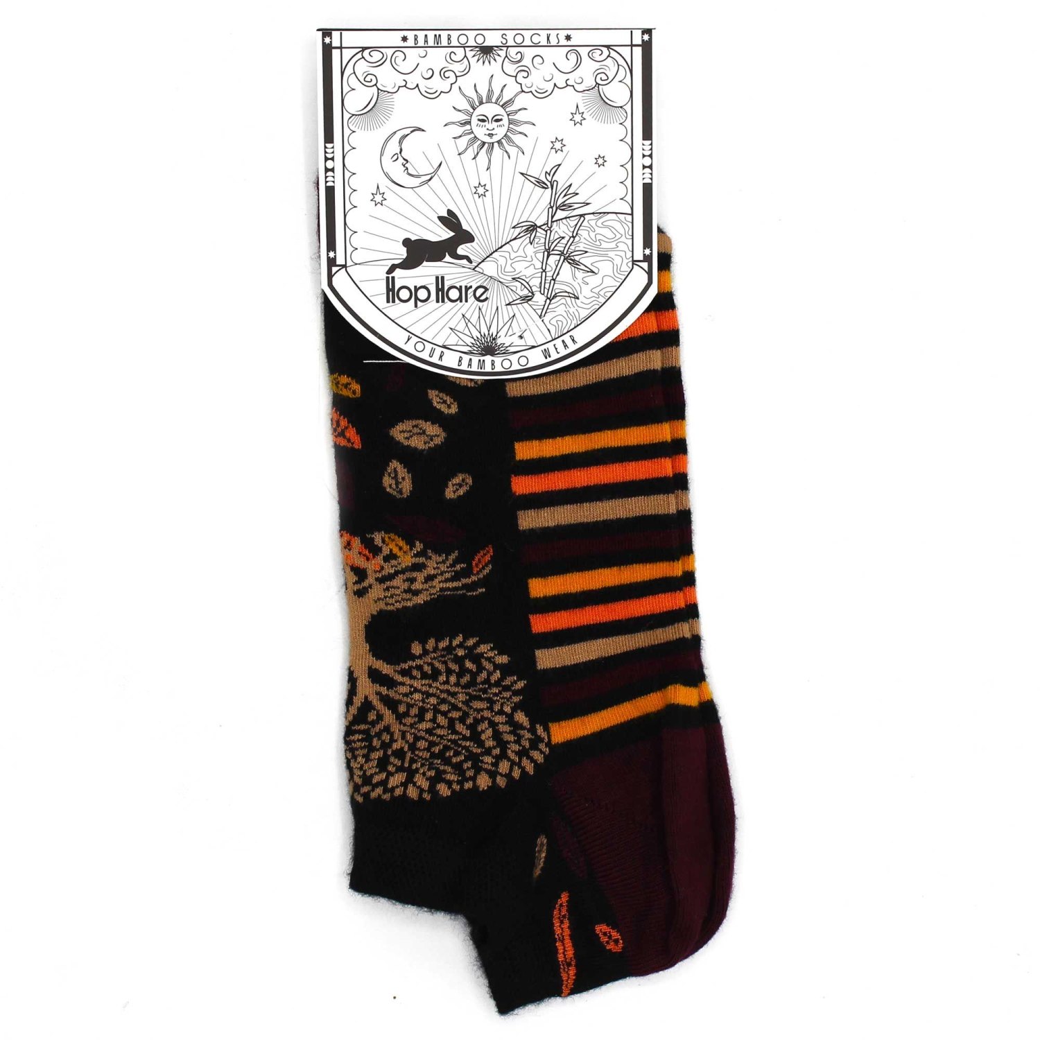 Hop Hare Tree of Life Bamboo Low-Cut Socks – UK 3.5–6.51