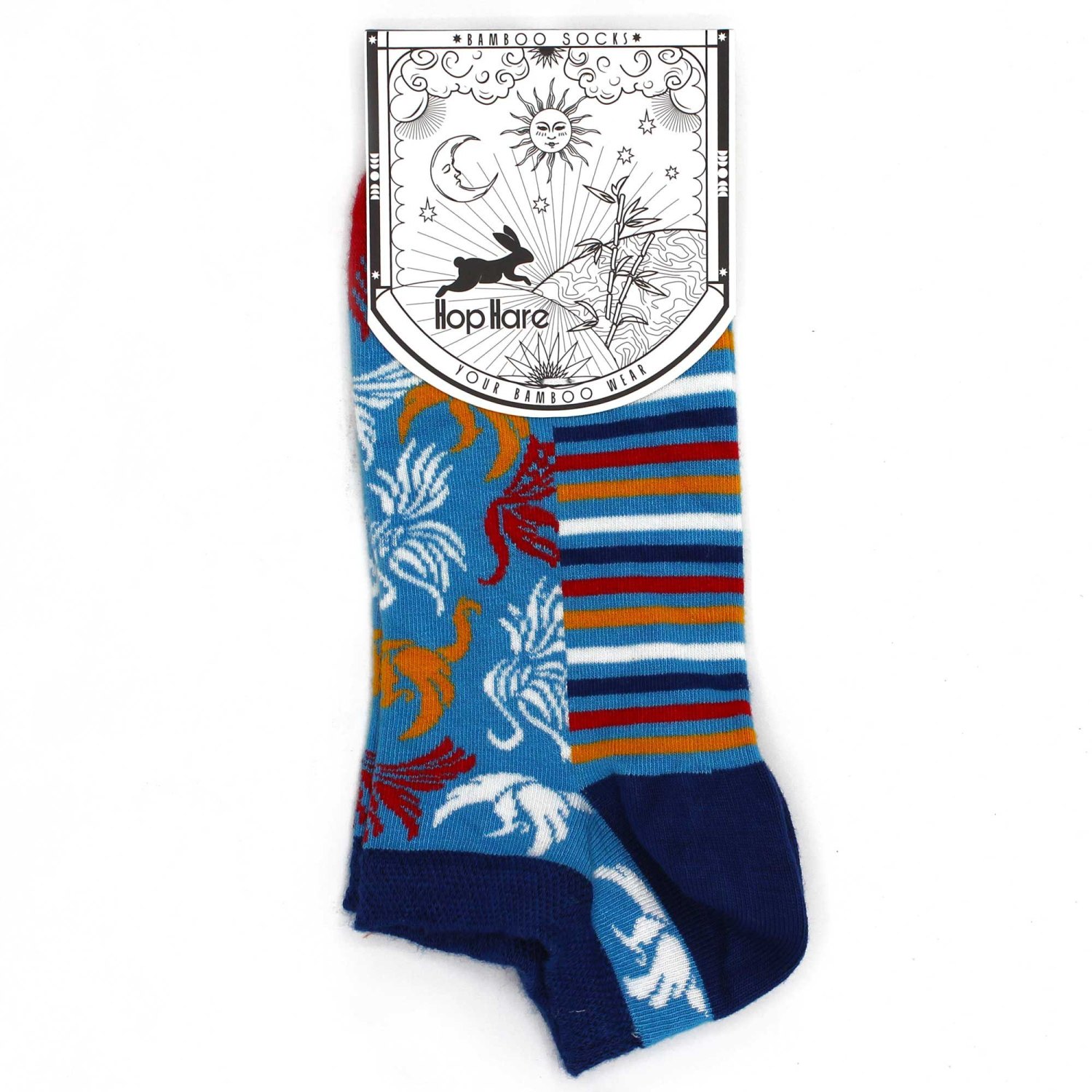 Hop Hare Phoenix Bamboo Low-Cut Socks – UK 3.5–6.51