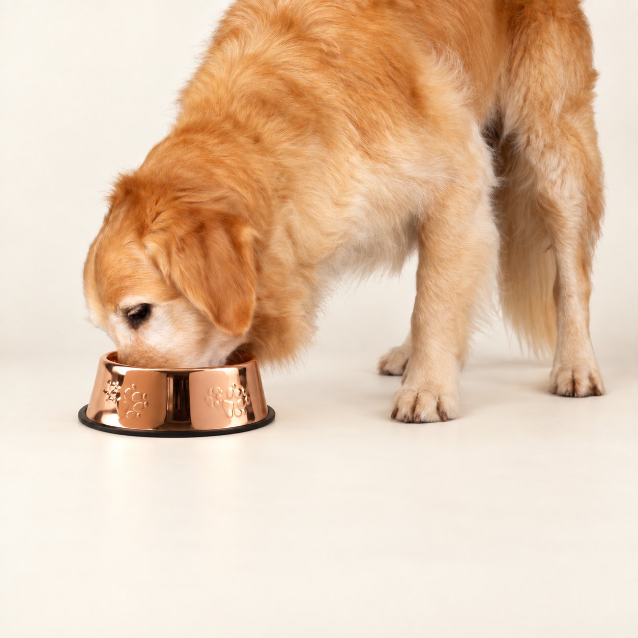 PAW Copper-Style 304 Stainless Steel Pet Bowl – 22cm1