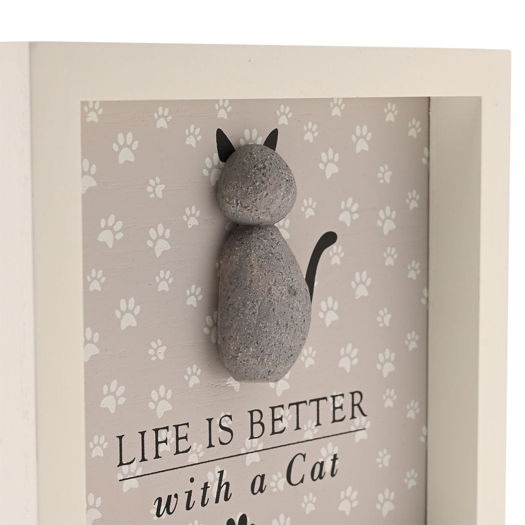 Best of Breed 'Life Is Better with a Cat' Framed Plaque2