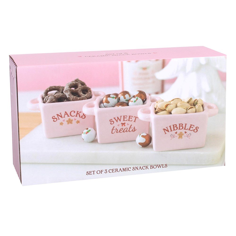 Sugarplum Bakery Christmas Snack Bowls – Set of 33