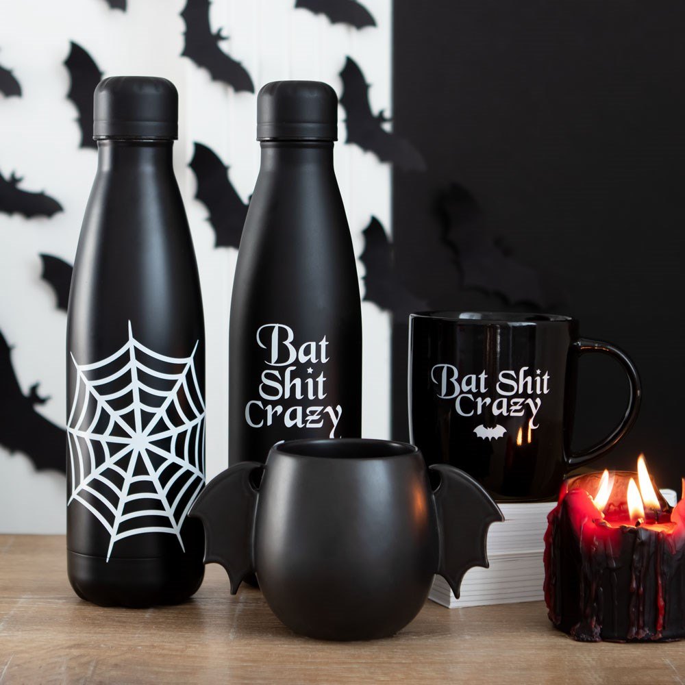 Black Bat Wing Rounded Mug  (300ml)5