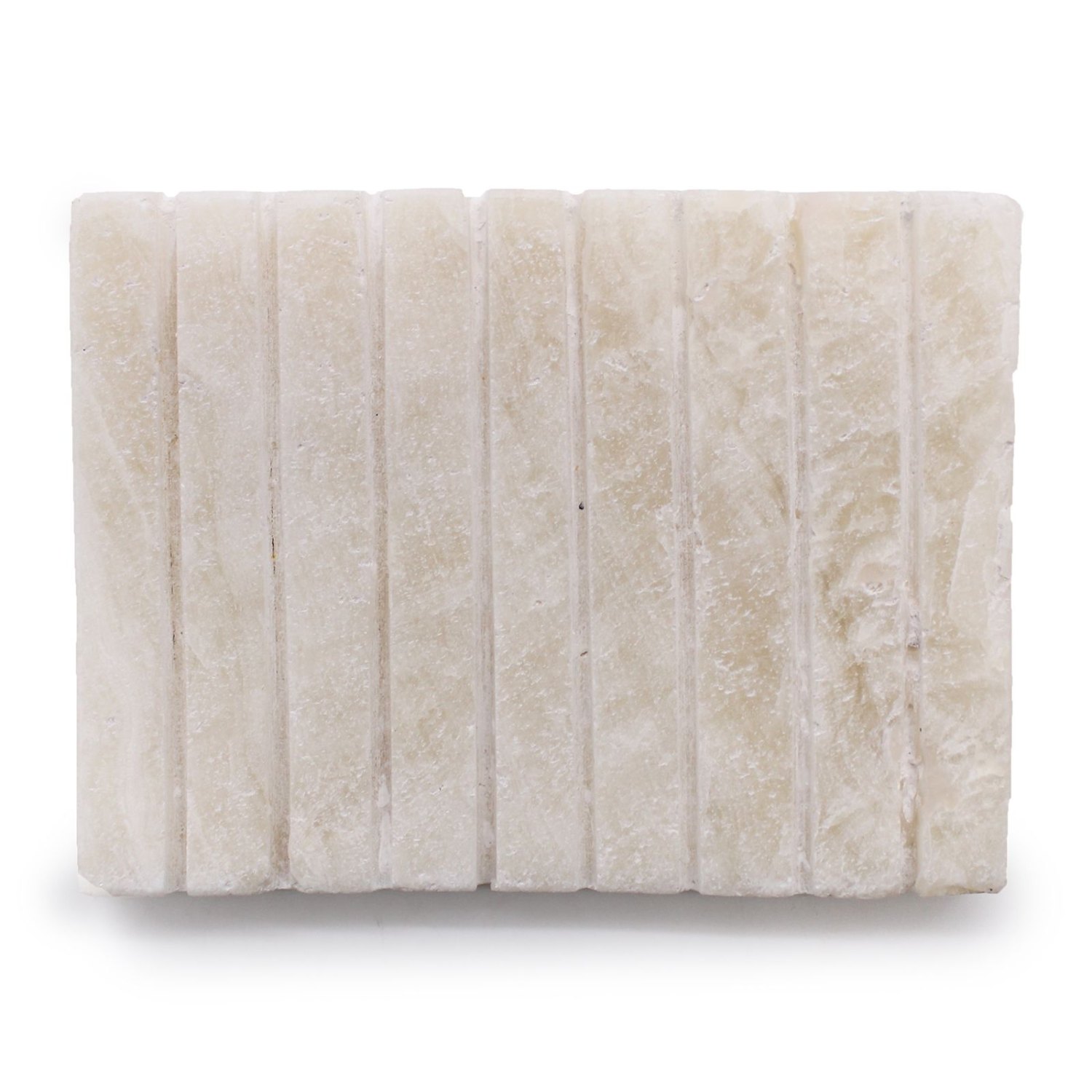White Onyx Ridged Soap Dish1