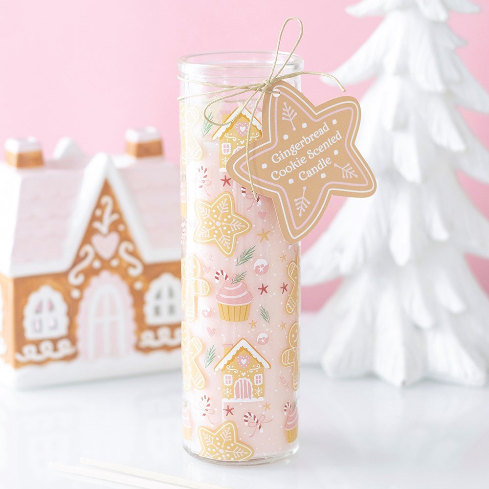 Sugarplum Bakery Gingerbread Cookie Scented Tube Candle3