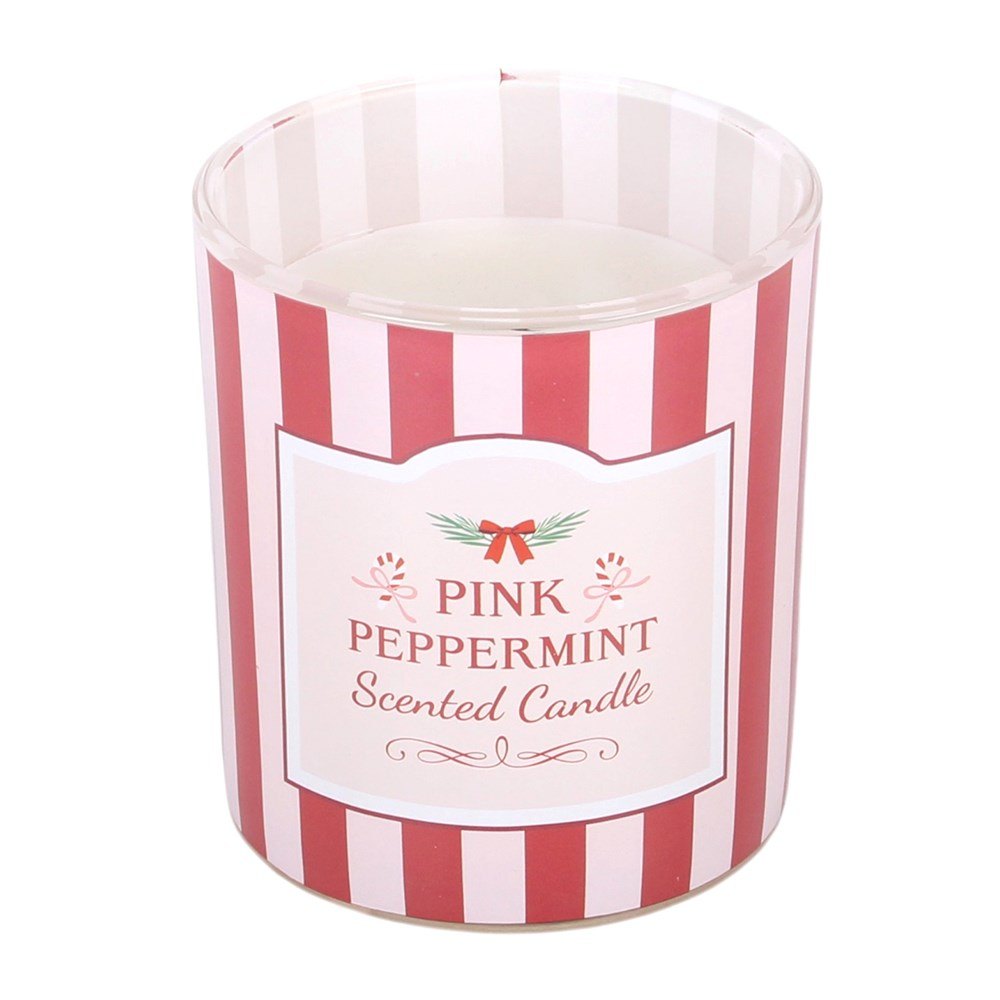Sugarplum Bakery Pink Peppermint Scented Candle1